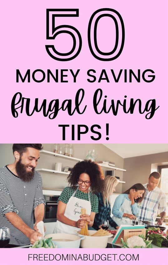 50 frugal living tips with a big impact