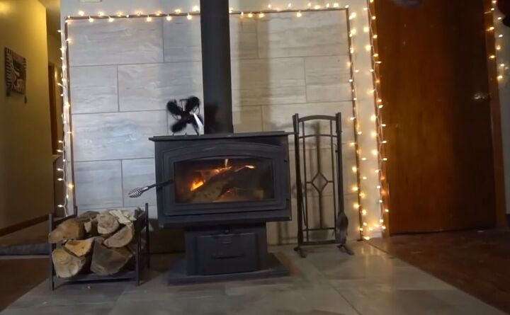 how to get more heat from fireplace or wood stove 6 important tips, Indoor wood stove and fireplace