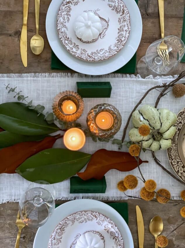 how to create a cozy thanksgiving table, A gorgeous and cozy Thanksgiving table on a budget