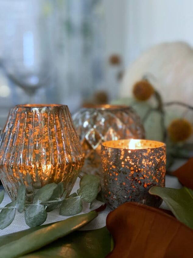 how to create a cozy thanksgiving table, Candles are the perfect addition to any holiday table