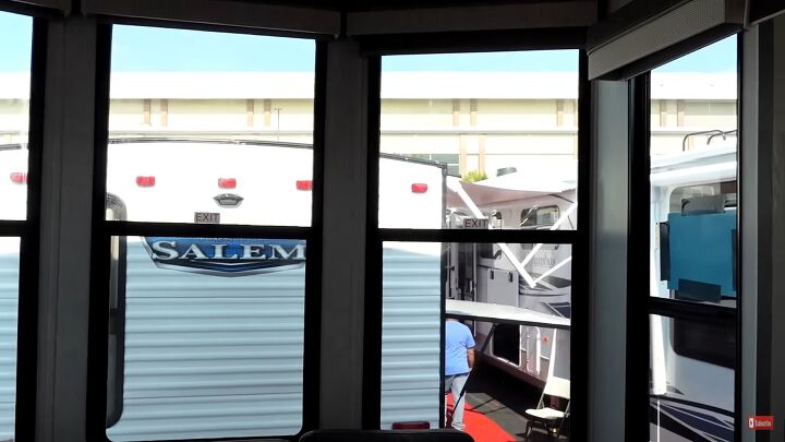 tour of a 3 bedroom travel trailer the salem grand villa rv, Windows in an RV