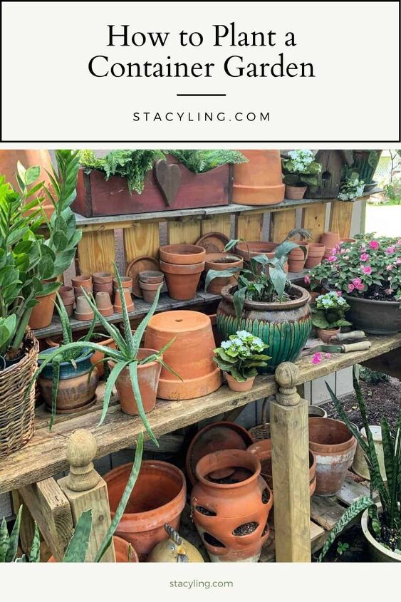 container garden basics for the beginner, How to Plant a Container Garden
