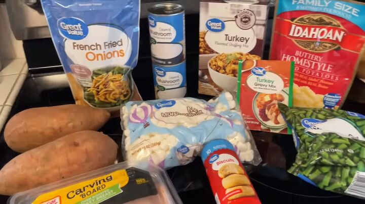 how to feed a family of 4 for thanksgiving on a budget of 15, Ingredients for the budget Thanksgiving dinner