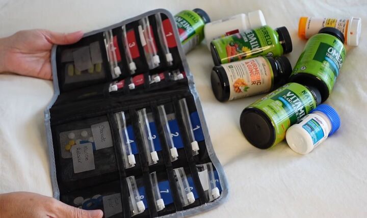 my minimalist packing list for traveling europe in winter, Travel pill organizer