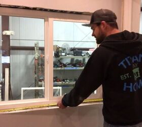 how to install tiny house windows in 8 easy steps, Taking measurements for the frame