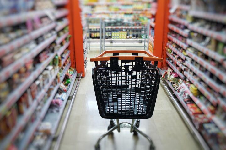the best aldi finds you can buy right now, Shopping cart in a supermarket