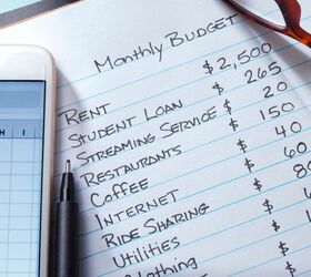 7 financial wellness tips to keep your finances healthy, Monthly budget
