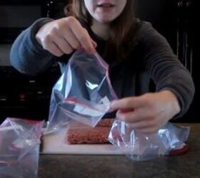 tips for freezing meat how to bulk buy package meat in the freezer, Opening the bags ready to go