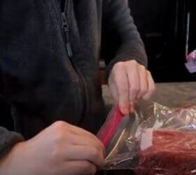 tips for freezing meat how to bulk buy package meat in the freezer, Labeling the bags of meat for freezing