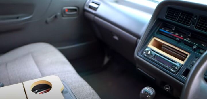 take a tour inside our diy toyota hiace camper van, HiAce Toyota cockpit interior