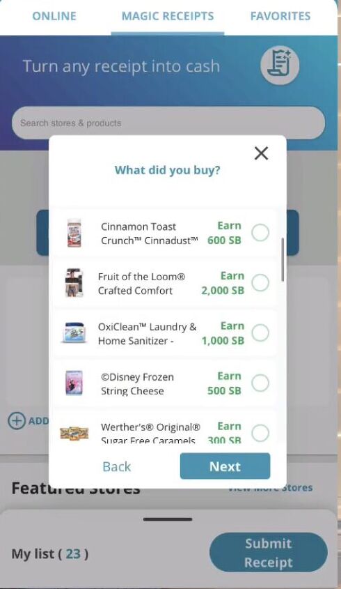how to use the swagbucks app earning cashback step by step, OxiClean deal