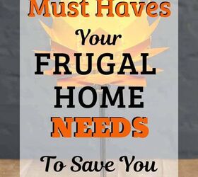 18 frugal home must haves to save money, pinterest image for frugal home must haves blog post