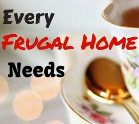18 frugal home must haves to save money, pinterest image for my frugal life and frugal home article