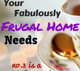 18 frugal home must haves to save money, Pinterest image for my frugal life and frugal home article