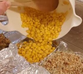 how to make a dollar tree thanksgiving dinner for just 10, Making the corn