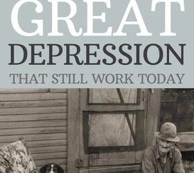 30 best frugal living tips from the great depression to use today, Pinterest image for article on frugal living tips from the great depression
