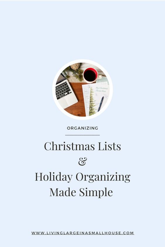 christmas lists holiday organizing made simple
