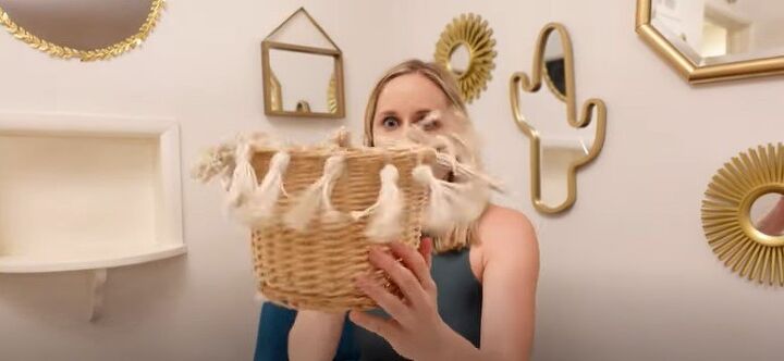 3 diy basket makeover ideas you can do easily on a budget, Adjusting and trimming the tassels