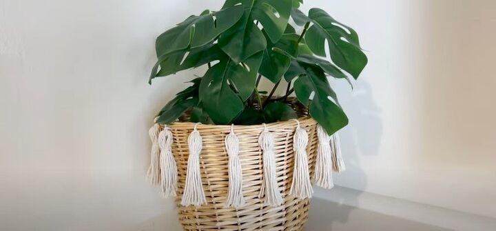 3 diy basket makeover ideas you can do easily on a budget, DIY tassel basket