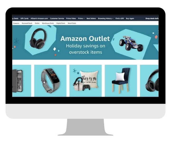 18 secret amazon hacks to save you money in 2022, Amazon Outlet On Computer