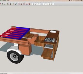 how to design a camper van using sketchup plus flooring insulation, Designing the interior of the van