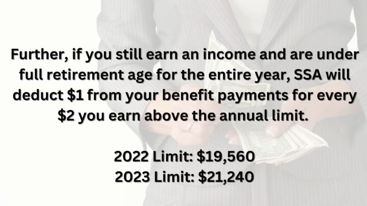 what is the best age to take social security, Cost of earning additional income