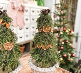 How to use greenery for Christmas DIY projects (mini wreaths, cedar ornaments, and tree decorations!)