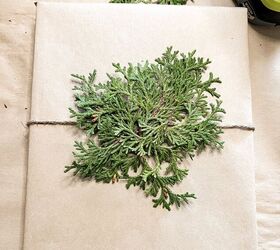how to use greenery for christmas diy projects, Cedar Circle for Christmas Holiday Package Toppers or ornaments
