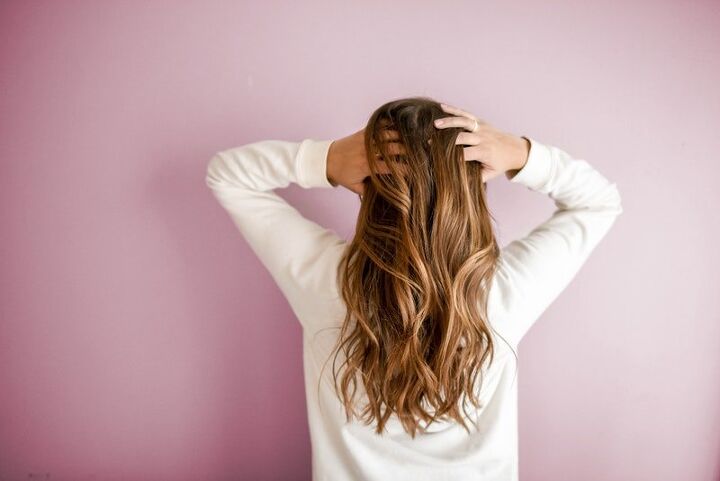 home remedies for split ends, Two Ingredient Rinse to Remove Product Buildup From Hair