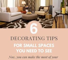 6 decorating tips for small spaces you need to see, 6 Decorating Tips For Small Spaces You Need To See Sassy Townhouse Living