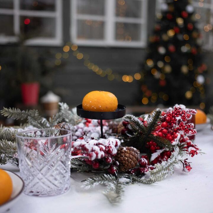 15 ideas for cheap christmas decorations that make your home look ama, Create a DIY centrepiece when looking for ideas for cheap Christmas decorations