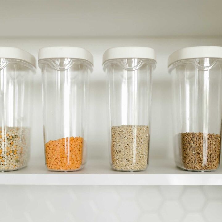 10 items that will help you organize your pantry on a budget, Use clear plastic storage containers to help you get organized