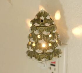 our family s minimalist christmas tree decor gifts traditions, Mini tree night light