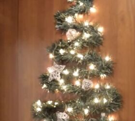 super easy rv christmas tree hack cute festive decor, RV Christmas tree ideas