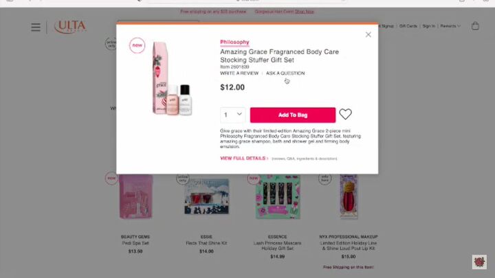 the ultimate ulta gift guide for christmas 2022, Philosophy gift sets on ULTA