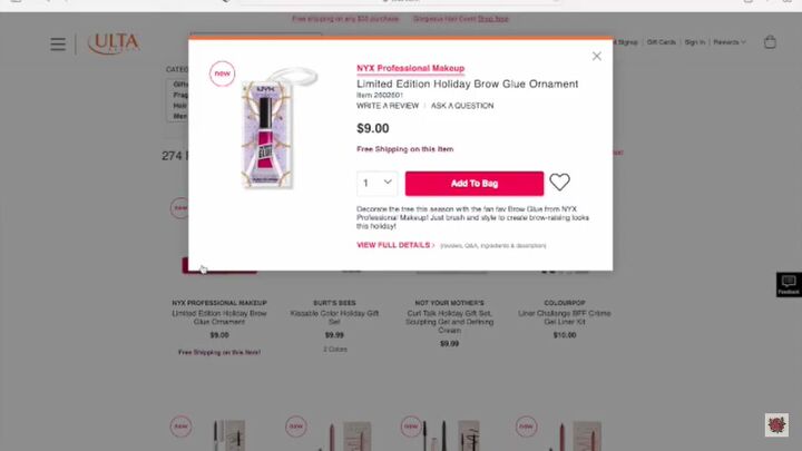 the ultimate ulta gift guide for christmas 2022, NYX bargains on ULTA