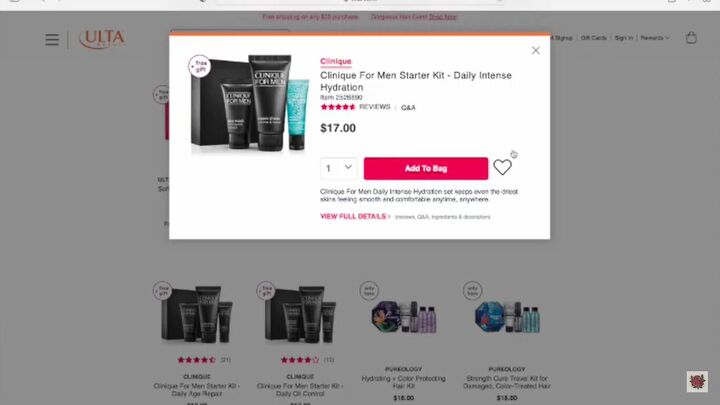 the ultimate ulta gift guide for christmas 2022, Clinique gift sets for men on ULTA