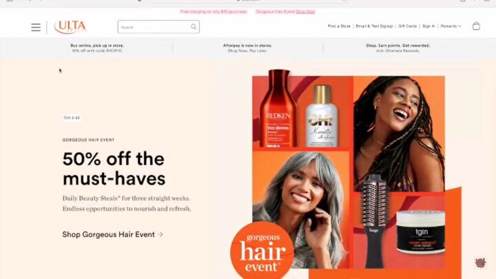 the ultimate ulta gift guide for christmas 2022, ULTA gift guide homepage