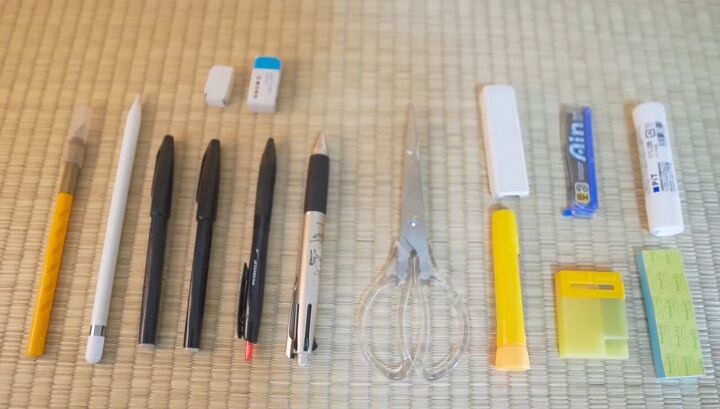 counting everything i own as a minimalist, Minimalist stationary items