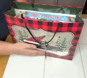4 easy diy christmas gifts for families on a budget, Gift bag from Walmart