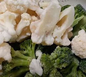 what to eat on an extreme grocery budget of 1 per person per day, Cauliflower and broccoli