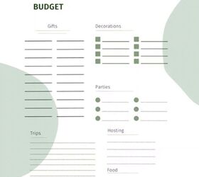 how to create a christmas budget save money this season, Christmas Budget Chart printable