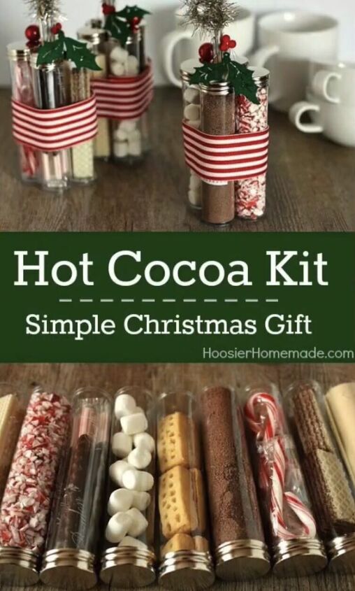 50 free frugal christmas gifts that are also fun personal, Hot chocolate kits for Christmas