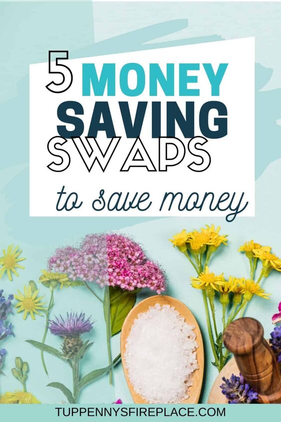 5 money saving swaps when you need to make cuts, Pinterest image for money saving swaps