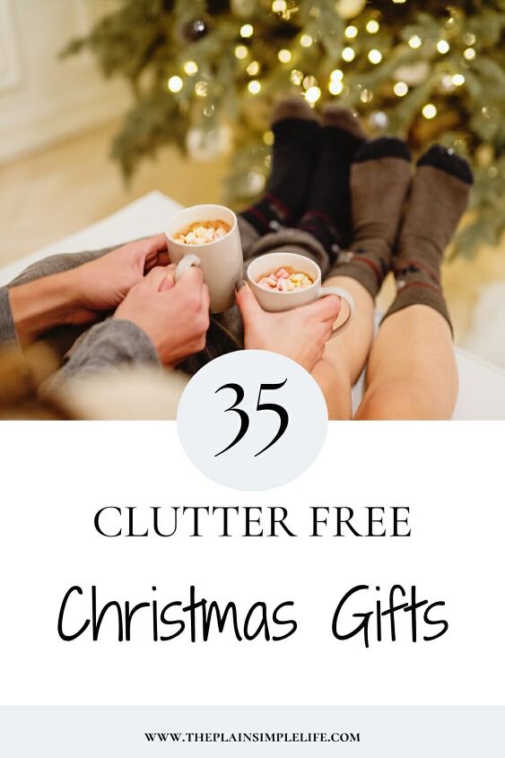 clutter free gifts for every family member this christmas, Clutter Free Gift Ideas Pinterest Pin