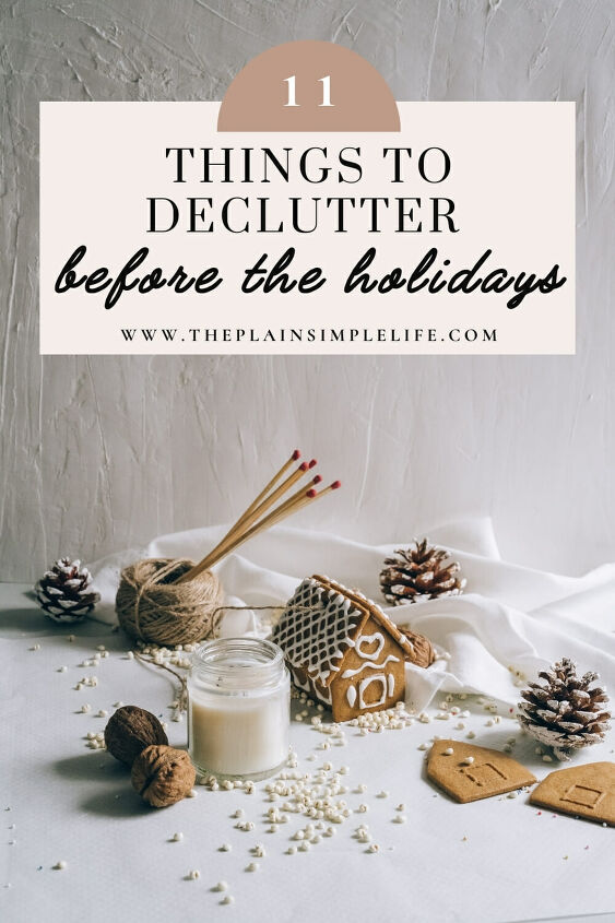 11 important things to declutter before christmas