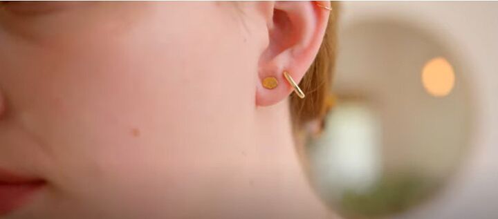 my minimalist jewelry collection gold classic meaningful jewelry, Gold studs