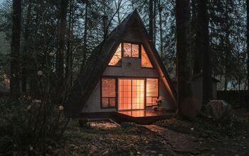 How They Built a Budget-Friendly Tiny A-Frame Cabin in Just 7 Days