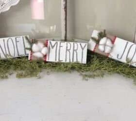 4 easy diy christmas wood crafts you can make with 2x4s, DIY festive signs