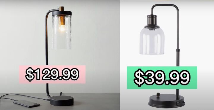 13 unbelievable pottery barn dupes you can find at walmart, Glass lamp dupe